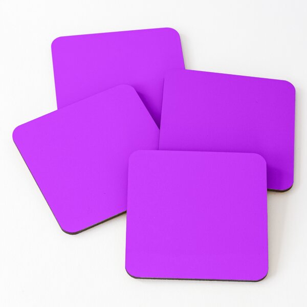 Item preview, Neon Fluro Bright Solid Block Colour Purple designed and sold by Kristy Jordan.