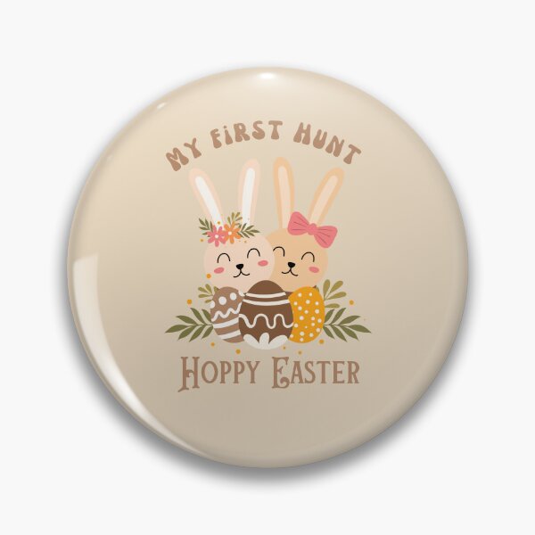 Item preview, Hoppy Easter This is 'My first Hunt' Let's Celebrate Easter Day with cute bunny  designed and sold by sirilakk.