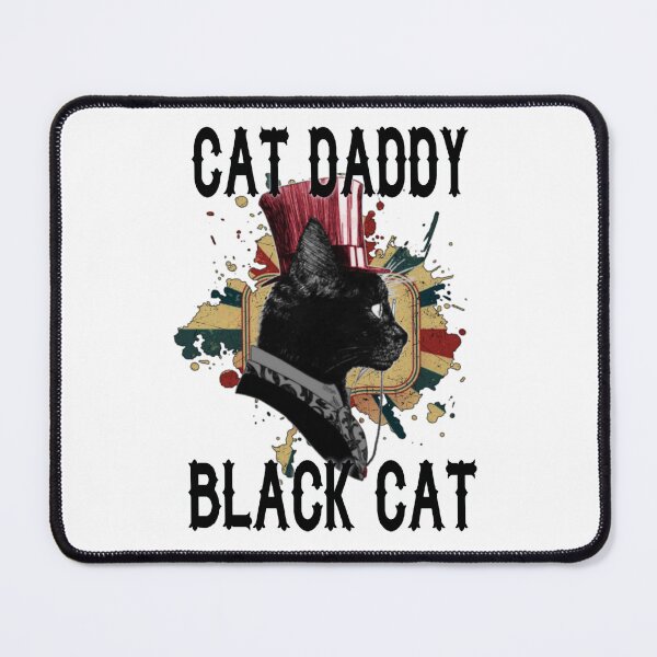 Item preview, Cat daddy black cat vintage eighties style cat retro designed and sold by kobe811.