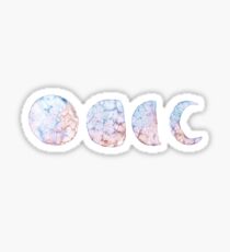 Watercolor Moon Phases Sticker