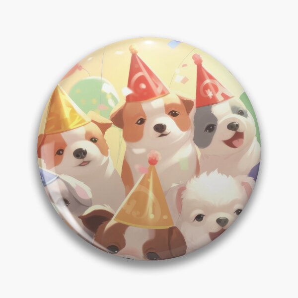 Artikelvorschau, Cheerful Canine Celebration entworfen und verkauft von SoloSeal.