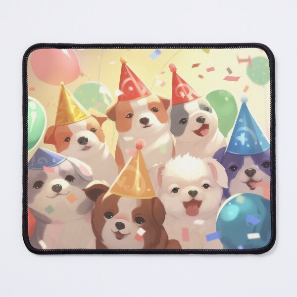Artikelvorschau, Cheerful Canine Celebration entworfen und verkauft von SoloSeal.