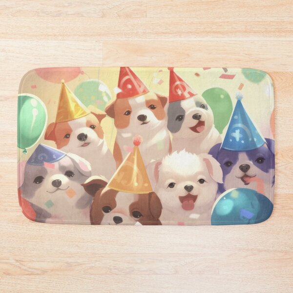Artikelvorschau, Cheerful Canine Celebration entworfen und verkauft von SoloSeal.