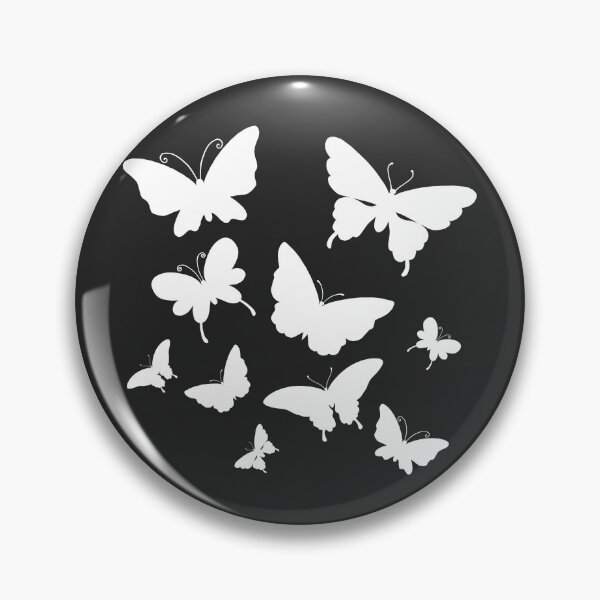 Item preview, Cute Butterfly patterns white designed and sold by Chaoticzarts.