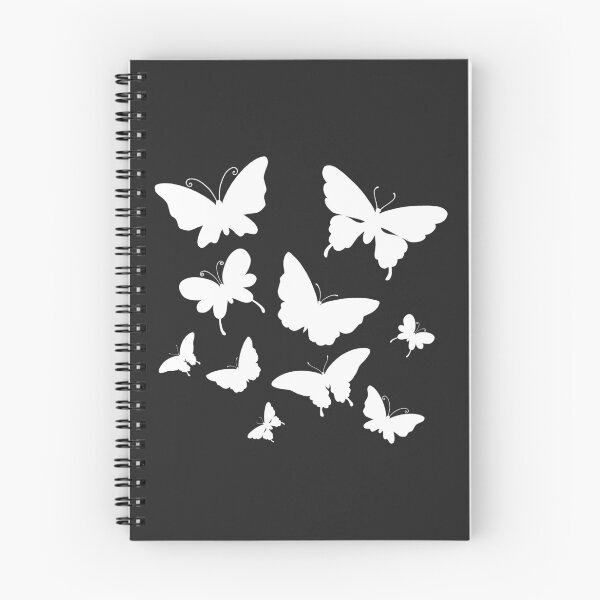 Item preview, Cute Butterfly patterns white designed and sold by Chaoticzarts.