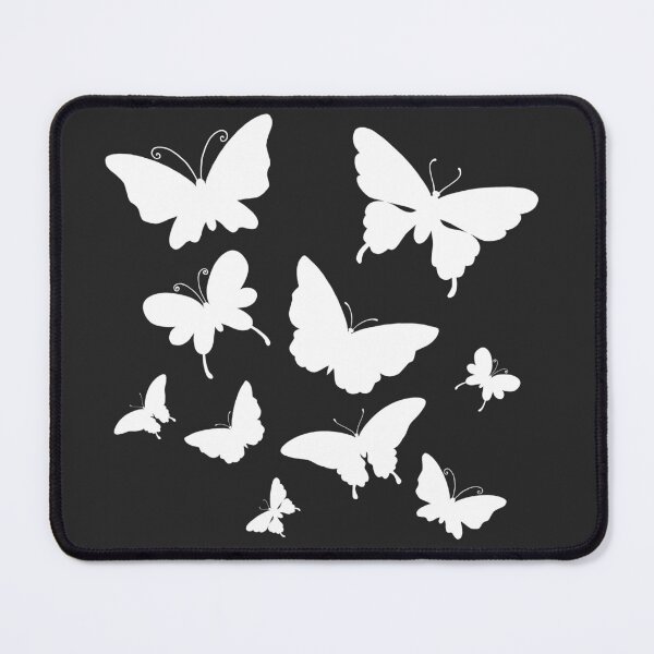 Item preview, Cute Butterfly patterns white designed and sold by Chaoticzarts.