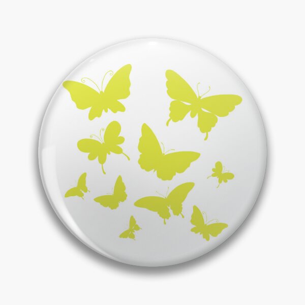 Item preview, Cute Butterfly patterns yellow designed and sold by Chaoticzarts.