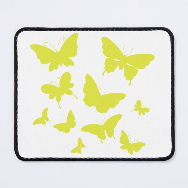 Item preview, Cute Butterfly patterns yellow designed and sold by Chaoticzarts.