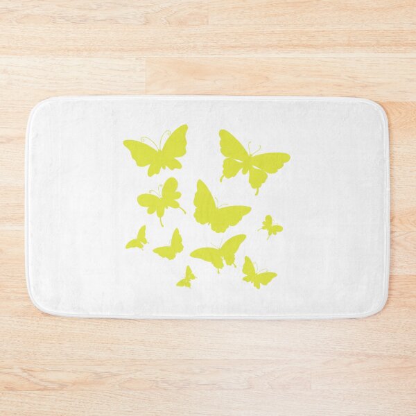 Item preview, Cute Butterfly patterns yellow designed and sold by Chaoticzarts.