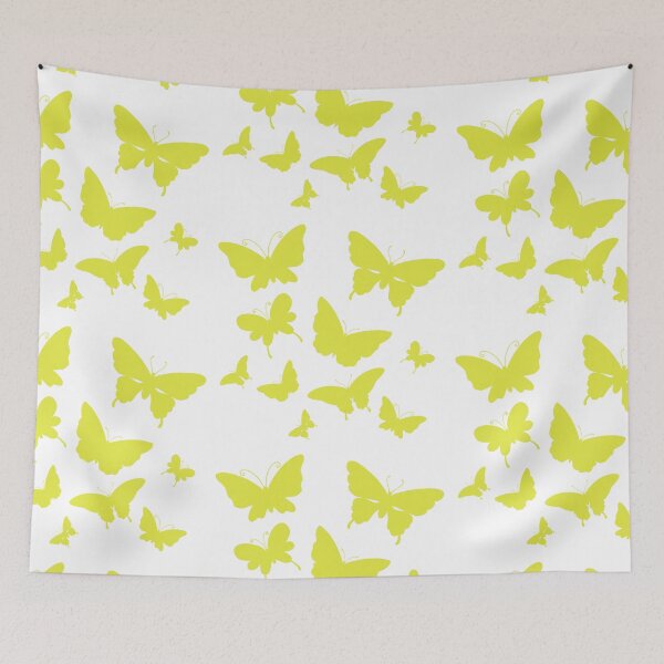 Item preview, Cute Butterfly patterns yellow designed and sold by Chaoticzarts.