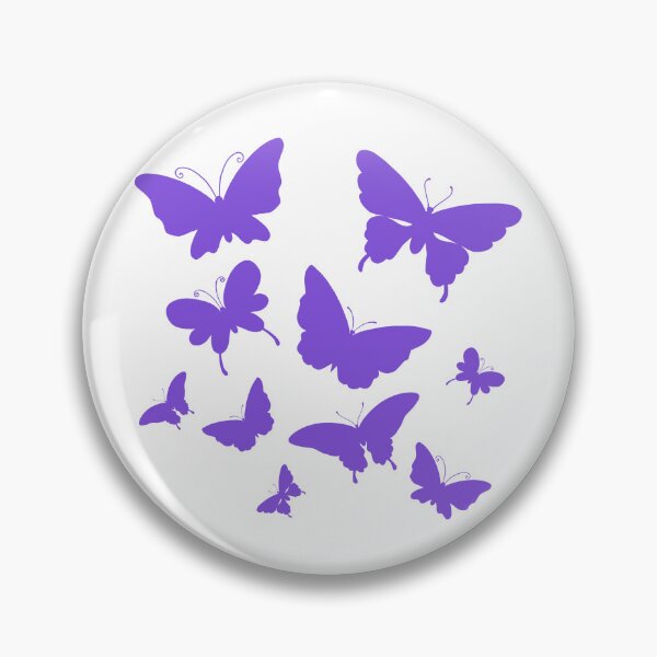 Item preview, Cute Butterfly patterns violet designed and sold by Chaoticzarts.
