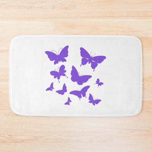 Item preview, Cute Butterfly patterns violet designed and sold by Chaoticzarts.