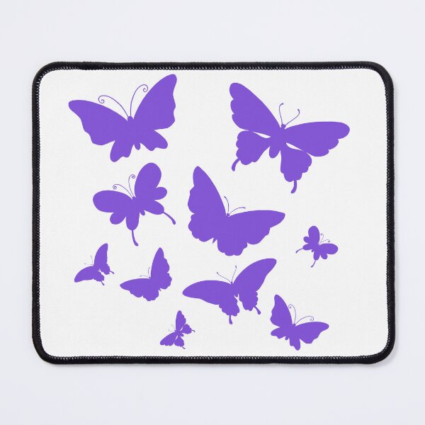 Item preview, Cute Butterfly patterns violet designed and sold by Chaoticzarts.