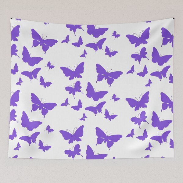 Item preview, Cute Butterfly patterns violet designed and sold by Chaoticzarts.