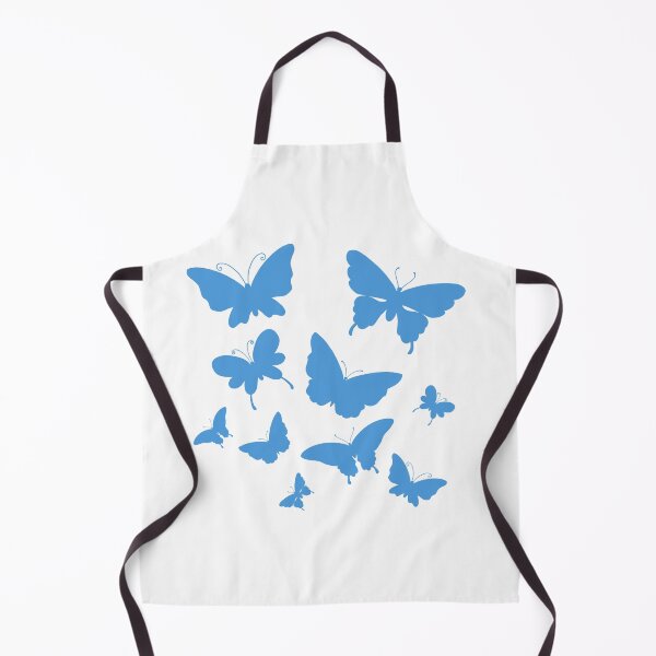 Aperçu de l'œuvre Motifs papillons mignons bleu ciel créée et vendue par Chaoticzarts.