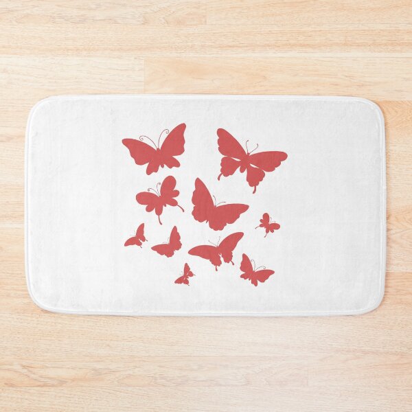 Item preview, Cute Butterfly patterns red designed and sold by Chaoticzarts.