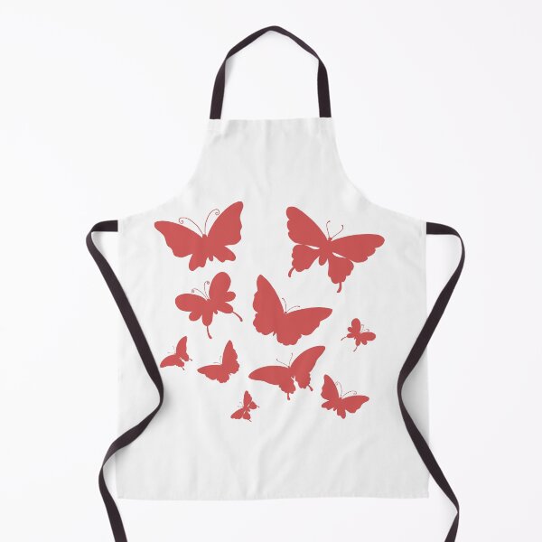 Item preview, Cute Butterfly patterns red designed and sold by Chaoticzarts.