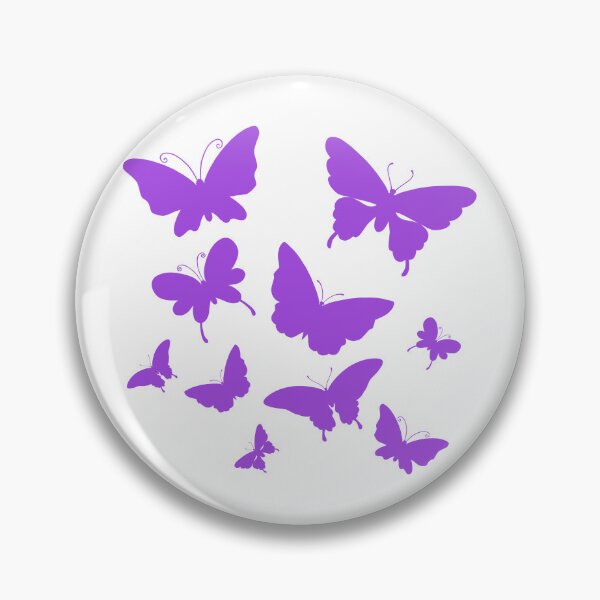 Item preview, Cute Butterfly patterns purple  designed and sold by Chaoticzarts.