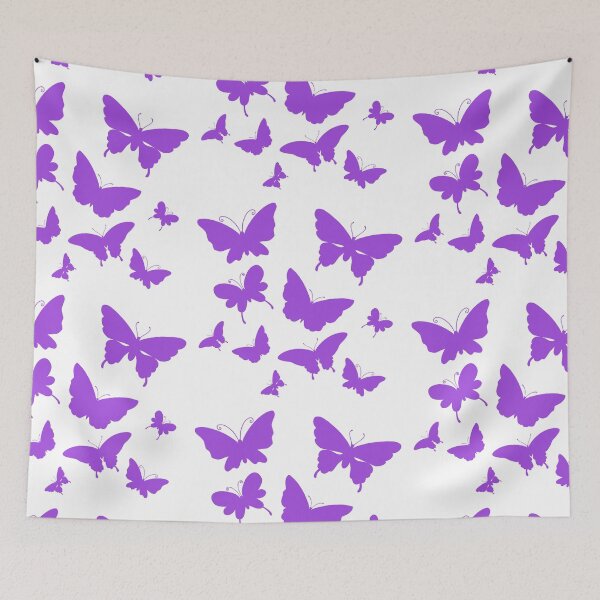 Item preview, Cute Butterfly patterns purple  designed and sold by Chaoticzarts.