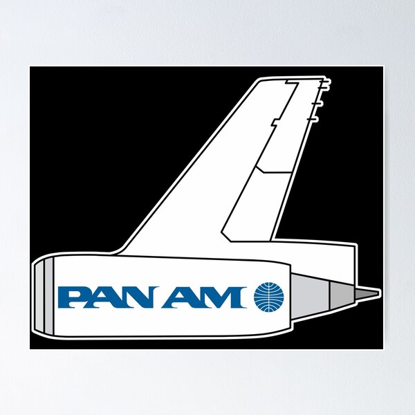 Vista previa del artículo con la obra «Pan Am Tail», diseñado y vendido por 747fan.