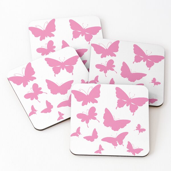 Item preview, Cute Butterfly patterns pink designed and sold by Chaoticzarts.