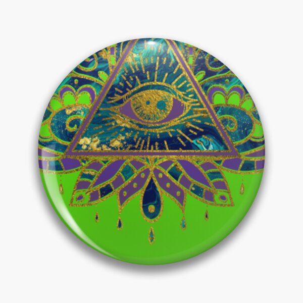 Item preview, All Seeing Mystic Eye In Lotus Flower  designed and sold by AgnijaDoeb.