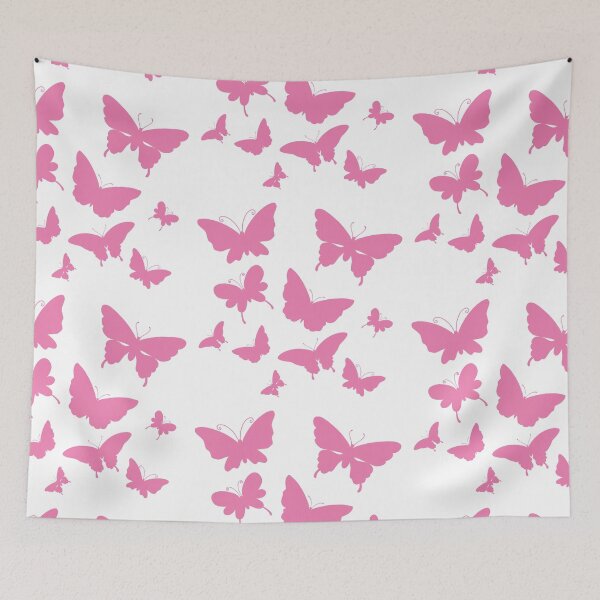 Item preview, Cute Butterfly patterns pink designed and sold by Chaoticzarts.