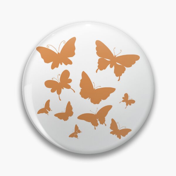 Item preview, Cute Butterfly patterns orange designed and sold by Chaoticzarts.