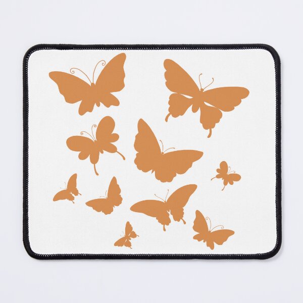 Item preview, Cute Butterfly patterns orange designed and sold by Chaoticzarts.