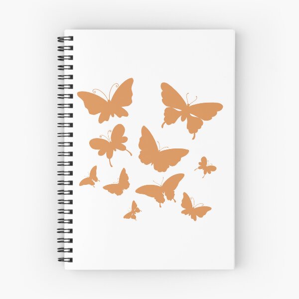 Item preview, Cute Butterfly patterns orange designed and sold by Chaoticzarts.
