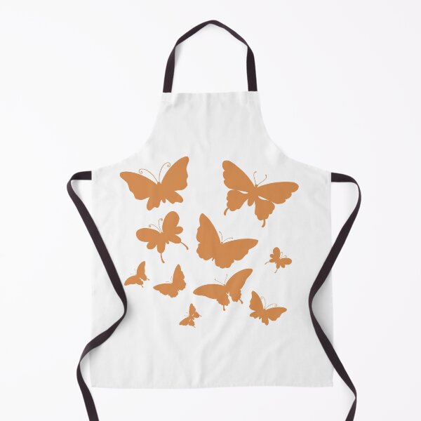 Item preview, Cute Butterfly patterns orange designed and sold by Chaoticzarts.
