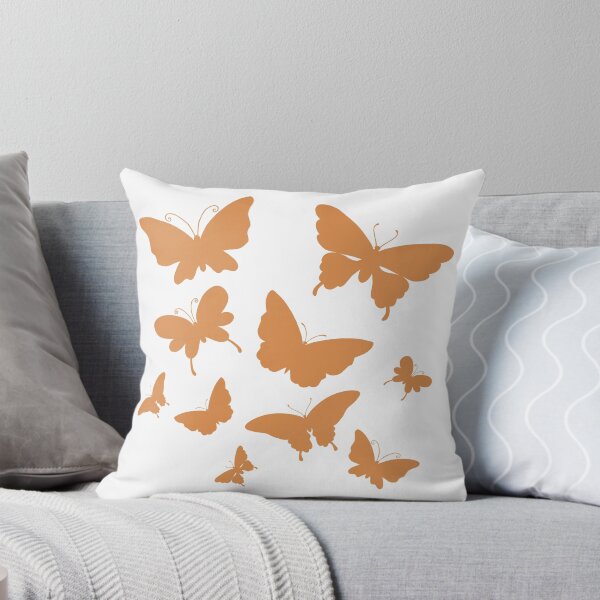 Item preview, Cute Butterfly patterns orange designed and sold by Chaoticzarts.