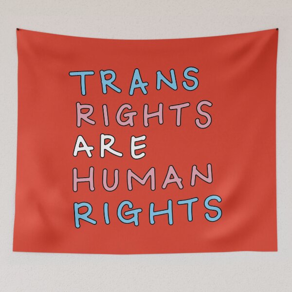 Item preview, Trans Rights are Human Rights Trans Pride designed and sold by ArtliciousHUMAN.