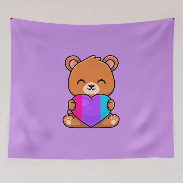 Item preview, Androgyne Pride Teddy Bear designed and sold by everything4eva.