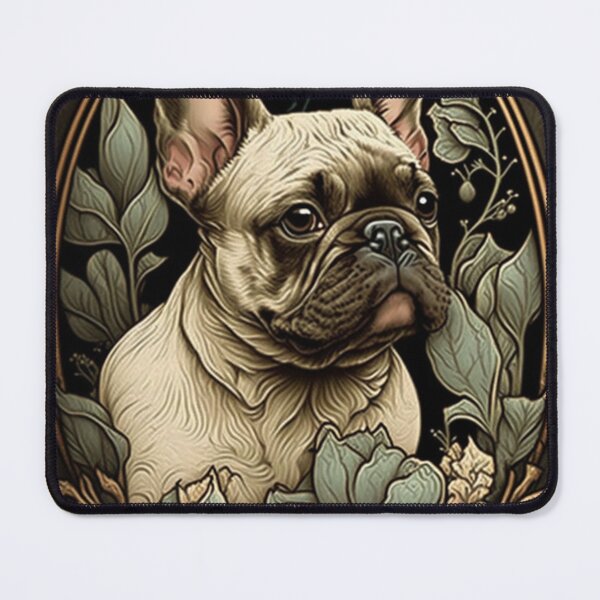 Item preview, Sable French Bulldog - Art Nouveau Style designed and sold by ArtNouveauChic.