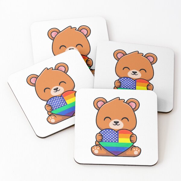 Item preview, Gay American Pride Teddy Bear designed and sold by everything4eva.