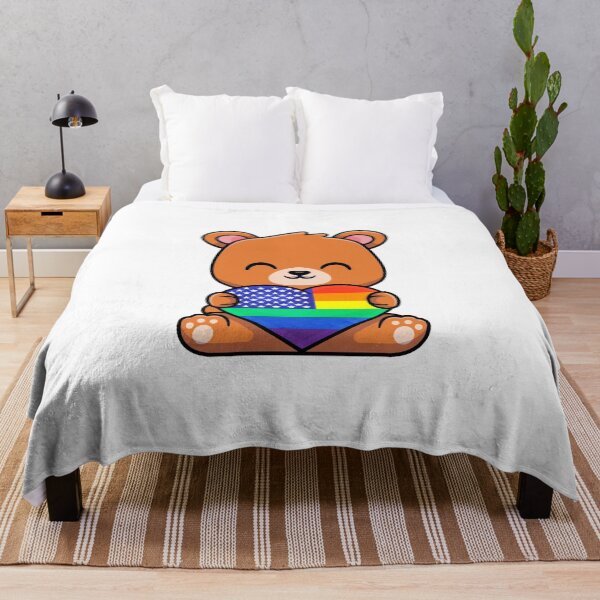Item preview, Gay American Pride Teddy Bear designed and sold by everything4eva.