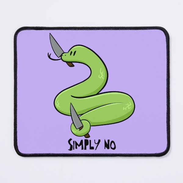 Item preview, Simply No Cartoon Green Snake designed and sold by JaxNaBox.