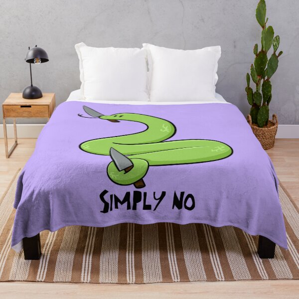 Item preview, Simply No Cartoon Green Snake designed and sold by JaxNaBox.