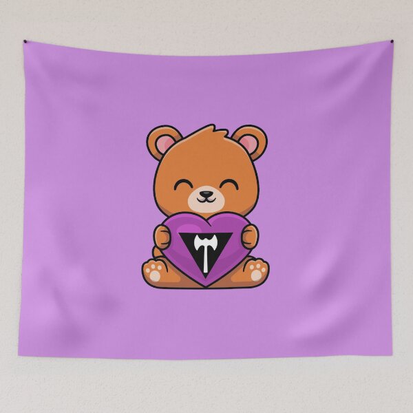 Item preview, Labrys Lesbian Pride Teddy Bear designed and sold by everything4eva.