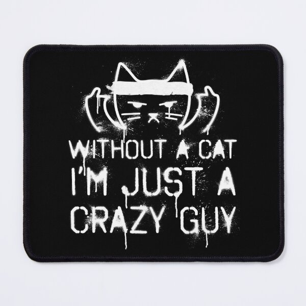 Item preview, Crazy Cat Guy designed and sold by beardsandcats.
