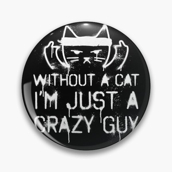 Item preview, Crazy Cat Guy designed and sold by beardsandcats.