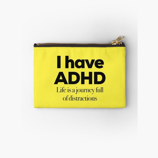 Item preview, Funny ADHD QUOTE - I have ADHD Life’s A Journey Full of Distractions - Attention Deficit HyperActive Disorder | Neurodiversity | Neurodivergent | Neurodiverse designed and sold by MJDezigns.