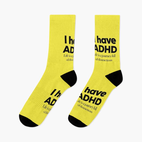 Item preview, Funny ADHD QUOTE - I have ADHD Life’s A Journey Full of Distractions - Attention Deficit HyperActive Disorder | Neurodiversity | Neurodivergent | Neurodiverse designed and sold by MJDezigns.