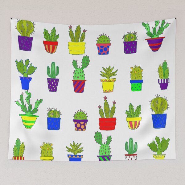 Item preview, Colorful Cactus Parade designed and sold by Makanahele.