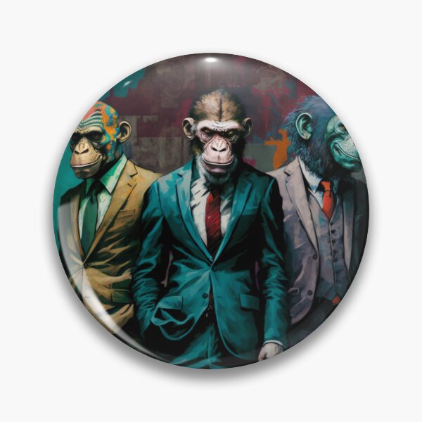 Item preview, Sensation Street Art G-M Designs Banker Monkeys designed and sold by G-M-Designs.