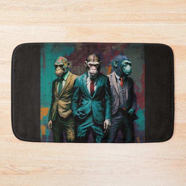 Item preview, Sensation Street Art G-M Designs Banker Monkeys designed and sold by G-M-Designs.