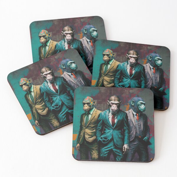 Item preview, Sensation Street Art G-M Designs Banker Monkeys designed and sold by G-M-Designs.