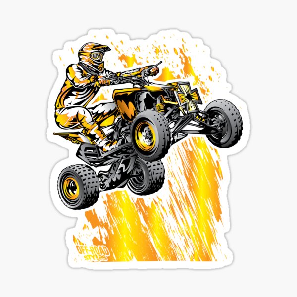 Atv Stickers | Redbubble
