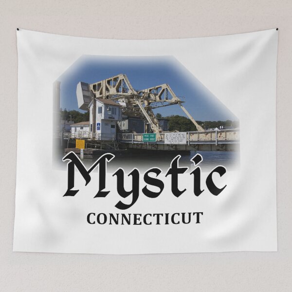 Item preview, Mystic Connecticut - Mystic River Bridge designed and sold by leemcnut.